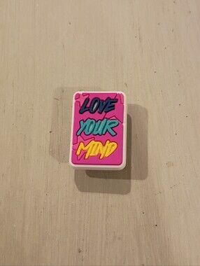 10 for $10 Jibbitz Croc Charm - 'Love Your Mind' - Words Sayings Affirmations